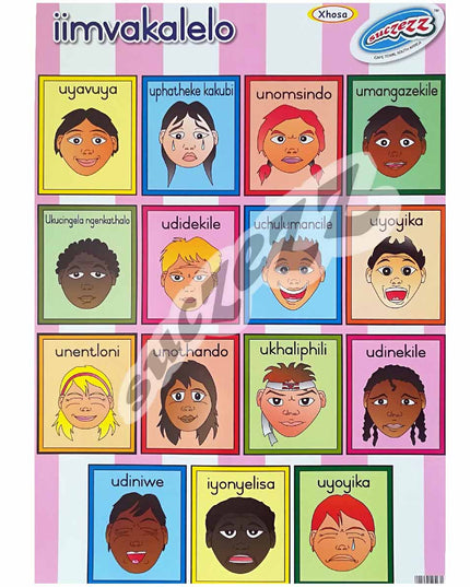 Poster - Iimvakalelo (Feelings and Emotions) - Xhosa