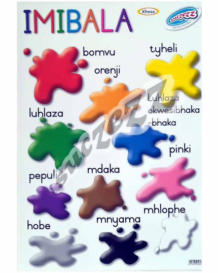 Poster - Imibala (Colours) - Xhosa