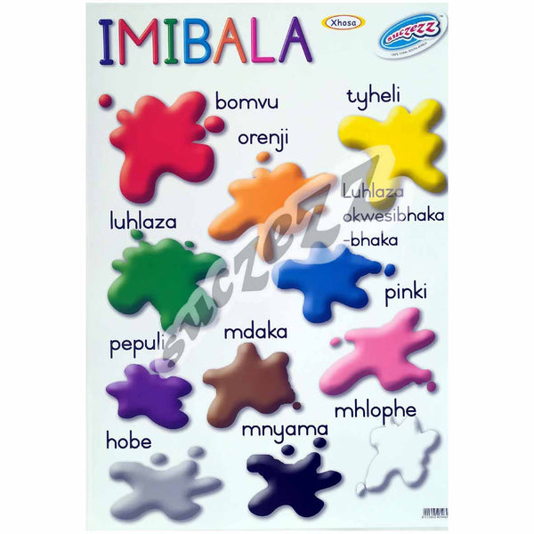Poster - Imibala (Colours) - Xhosa