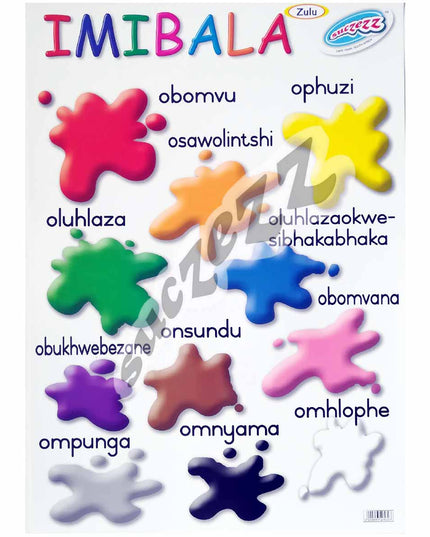 Poster - Imibala (Colours) - Zulu