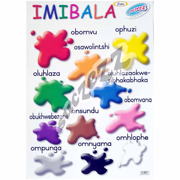 Poster - Imibala (Colours) - Zulu