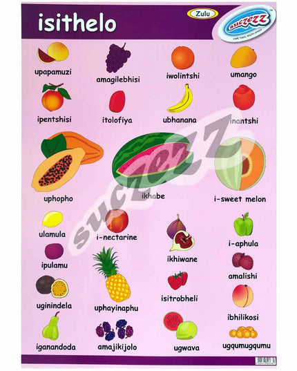 Poster - Isithelo (Fruit) - Zulu