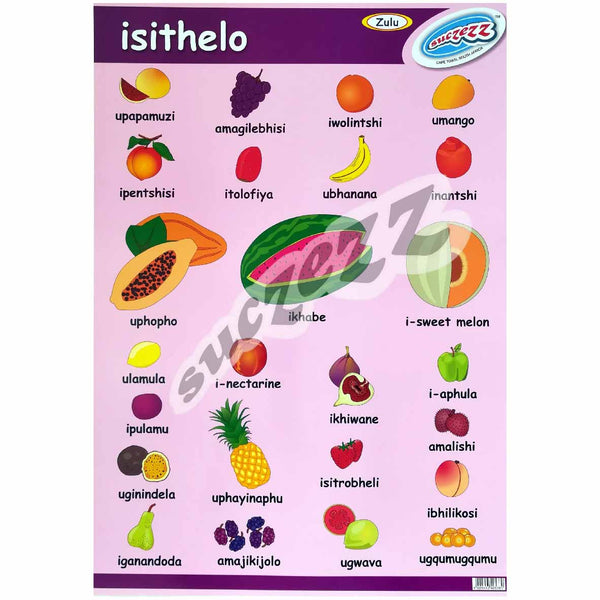 Poster - Isithelo (Fruit) - Zulu