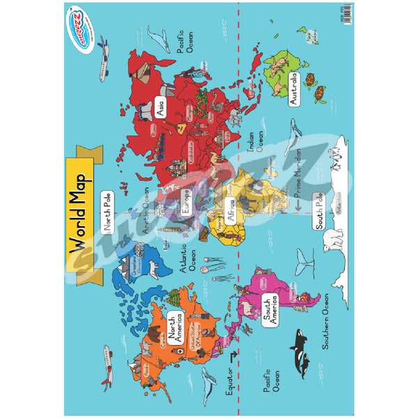 Poster - World Map 2