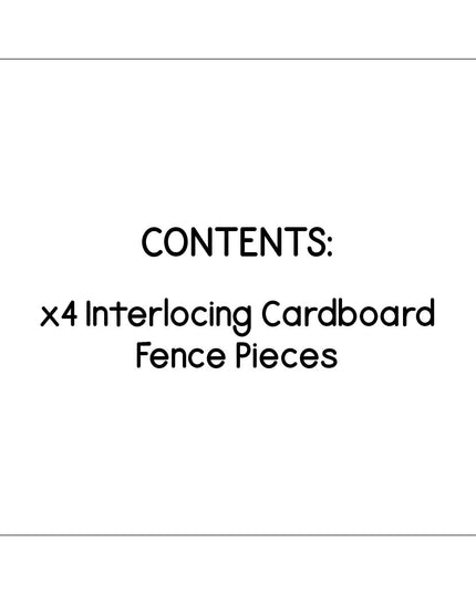 Animal Pen / Fence 4 Pieces