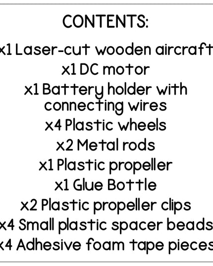 Electric Single Prop Aeroplane