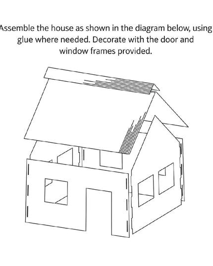 Wendy House Medium 20x14x20cm