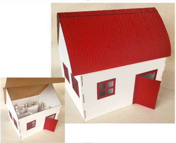 Project Kit Wendy House Large with Rooms 29x21x29cm