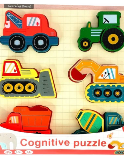 Puzzle Chunky Construction Vehicle