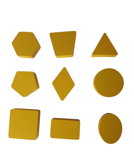 Puzzle Wood Raised Shapes