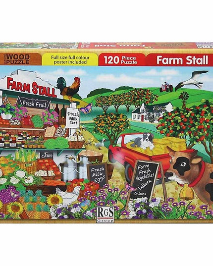 Puzzle - 120 Piece - Farm Stall A3