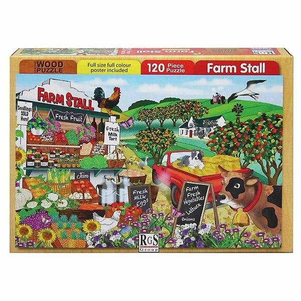 Puzzle - 120 Piece - Farm Stall A3