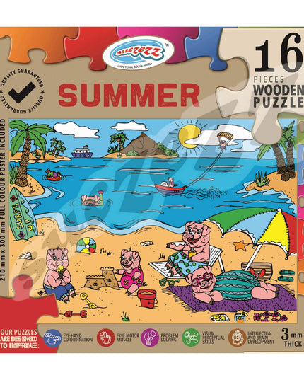 Puzzle - 16 Piece Summer 1