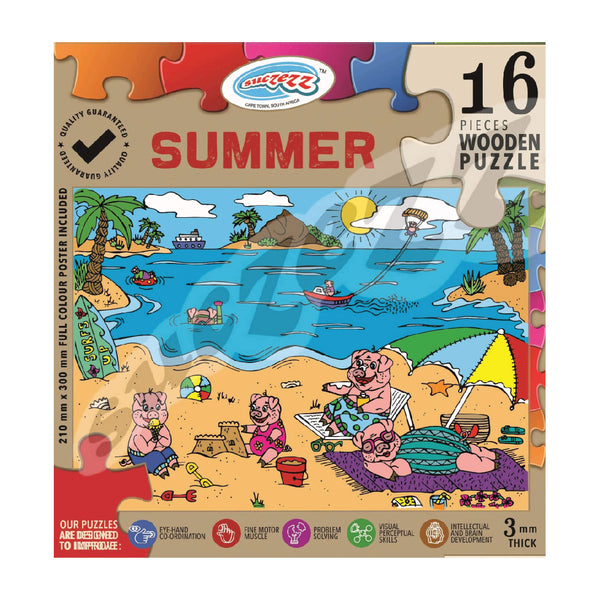 Puzzle - 16 Piece Summer 1