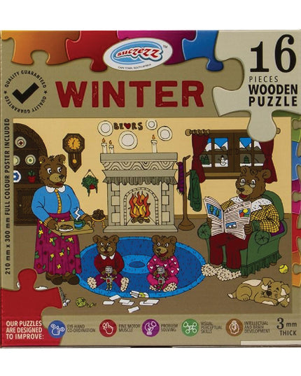 Puzzle - 16 Piece Winter 2