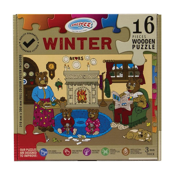 Puzzle - 16 Piece Winter 2