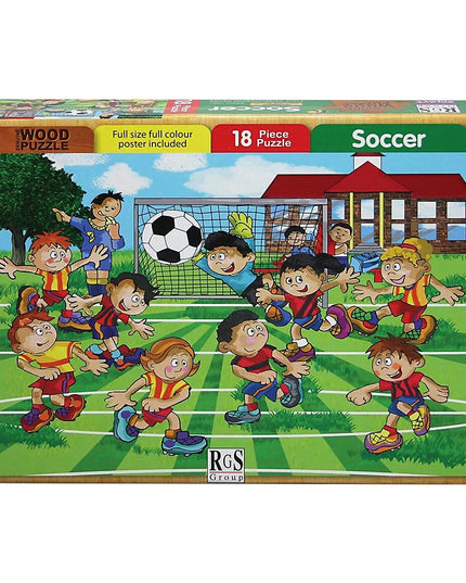 Puzzle - 18 pc Soccer