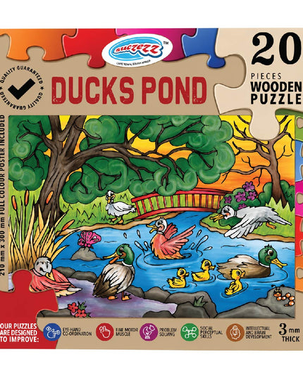 Puzzle - 20 Piece - Ducks Pond 1