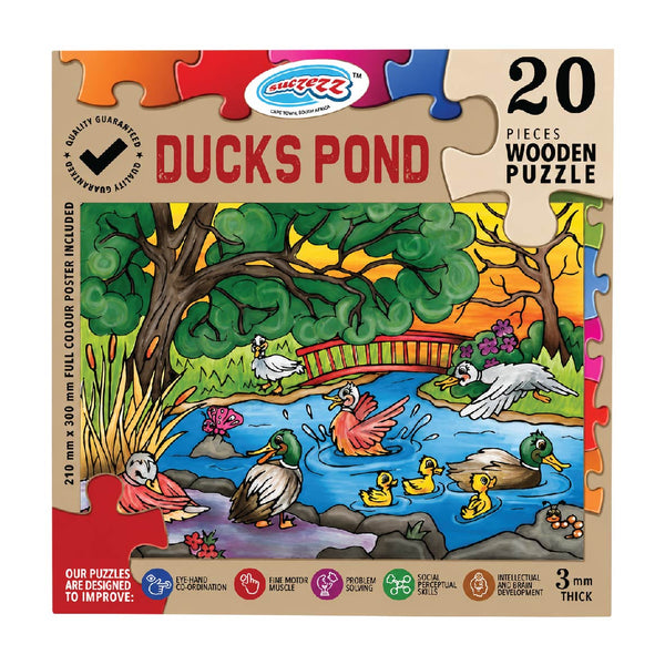 Puzzle - 20 Piece - Ducks Pond 1