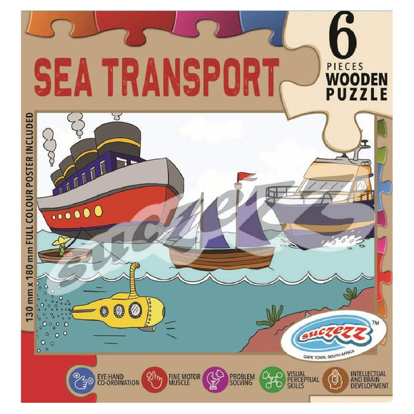 Puzzle - 6 Piece - Sea Transport 1