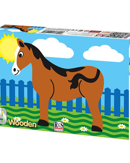 Puzzle - 9 Piece Horse