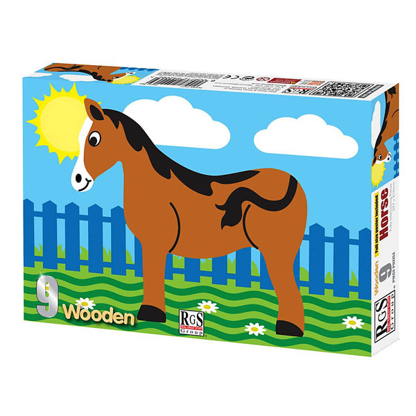Puzzle - 9 Piece Horse