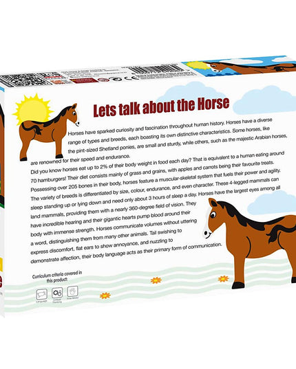 Puzzle - 9 Piece Horse