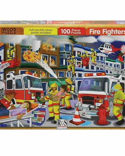 Puzzle - Fire Fighters 100pcs A3
