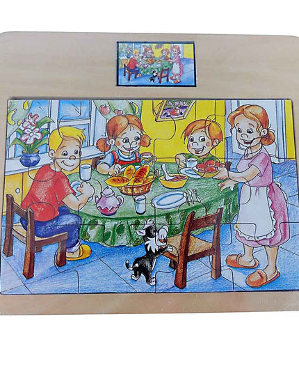 Puzzle Dinner and Family Time