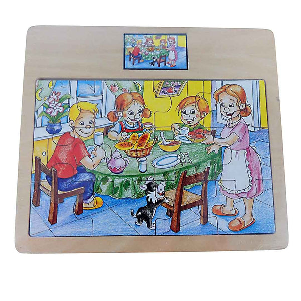 Puzzle Dinner and Family Time