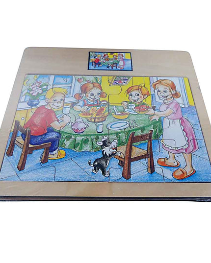 Puzzle Dinner and Family Time 2