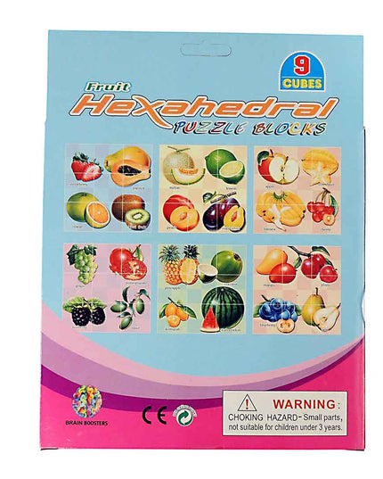 Puzzle Hexahedral Fruit 9 Piece 2