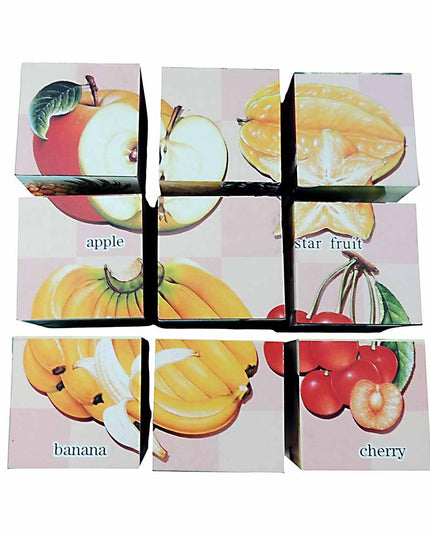 Puzzle Hexahedral Fruit 9 Piece 3
