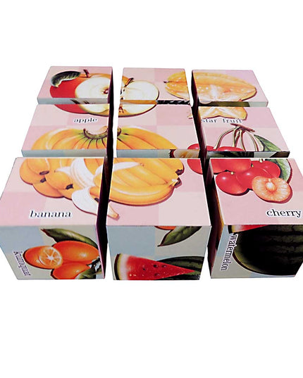 Puzzle Hexahedral Fruit 9 Piece 4