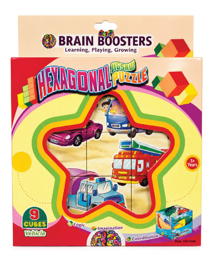 Puzzle Hexahedral Jigsaw Vehicle 9 Cubes 2