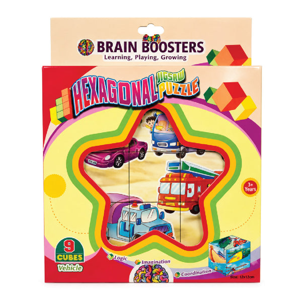 Puzzle Hexahedral Jigsaw Vehicle 9 Cubes 2