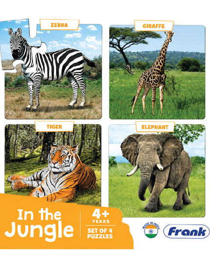 Puzzles - My Pets Animal Set of 4 - In The Jungle 2