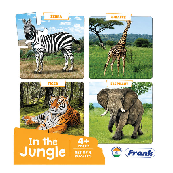 Puzzles - My Pets Animal Set of 4 - In The Jungle 2
