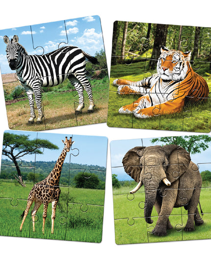 Puzzles - My Pets Animal Set of 4 - In The Jungle 4