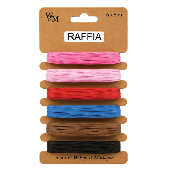 Raffia - Primary Colours 6 x 5m 2