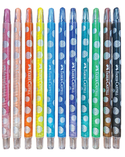 Retractable Wax Crayons 12's - Faber Castell 4