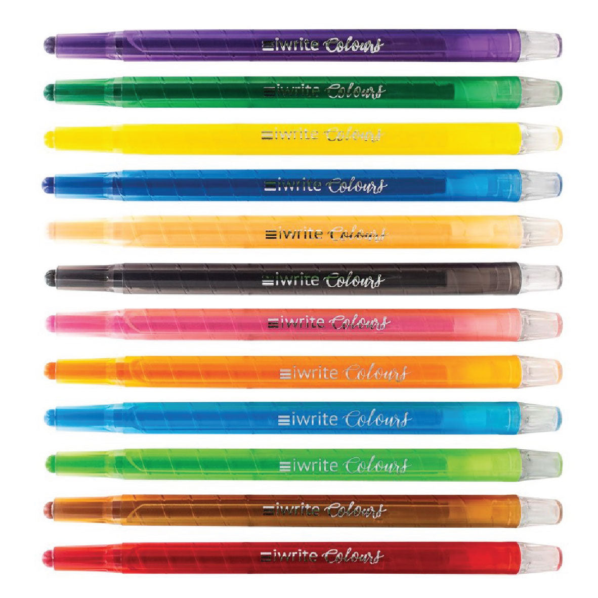 Retractable Crayons Rochle Retractable Wax Crayons 12's - iWrite – Edunation