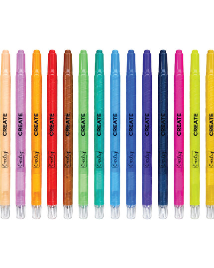 Retractable Wax Crayons 16's - Croxley 4
