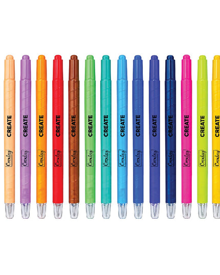 Retractable Wax Crayons 16's - Croxley 8