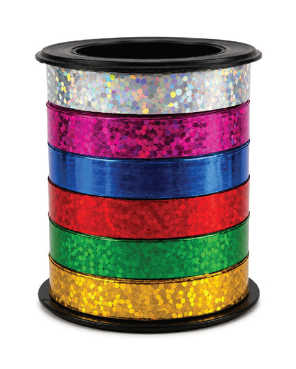 Ribbon Glitter Assorted Colours x 6 1