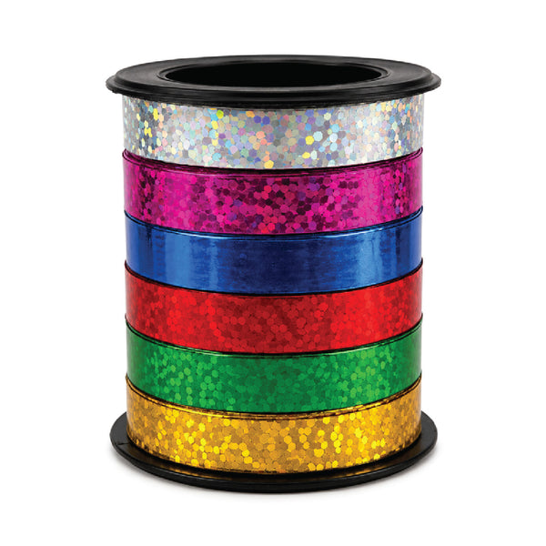Ribbon Glitter Assorted Colours x 6 1