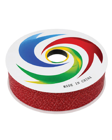Ribbon Glitter Roll - 20mm - Red 1