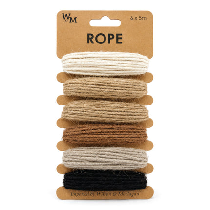 Rope Basics Colours 6 x 5m 1