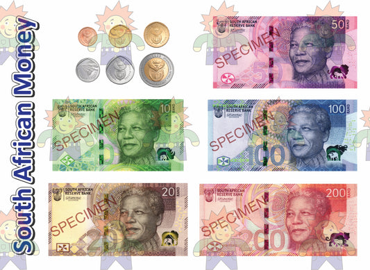 Money/ Geld South Africa - A3 Front