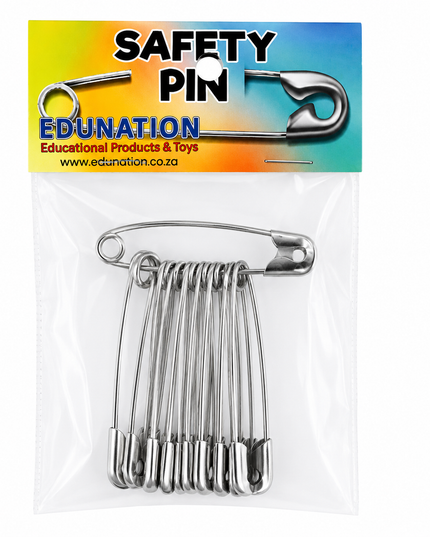Safety Pins 46mm Size 3 - 12 Piece